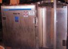 Used Doboy (Delkor) Automatic Trayformer 752. Dual head tray former capable of speeds up to 150 TPM,  stainless steel cabinet.  460 volt AC, 3 phase, 13.8 amp, 80 psi.