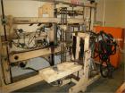 Used Marq Packaging Model HPT-LF/LH/AB Tray Forming System with extended blank magazine with powered chain drive, AB Dtam HMI. Missing and will require an AB PLC 504 installed by others. Hydraulic po...