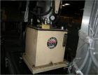 Used Marq Packaging Model HPT-LF/LH/AB Tray Forming System with extended blank magazine with powered chain drive, AB Dtam HMI. Missing and will require an AB PLC 504 installed by others. Hydraulic po...