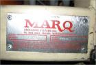 Used Marq Packaging Model HPT-LF/LH/AB Tray Forming System with extended blank magazine with powered chain drive, AB Dtam HMI. Missing and will require an AB PLC 504 installed by others. Hydraulic po...