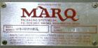 Used Marq Model HPT-MF/RH/DL High Performance Medium Frame Tray Former. Machine is capable of speeds up to 15 trays per minute.Direct Logics PLC and Nordson Problue 10 hot melt glue system. Has a tra...
