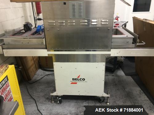 Used- Belco Medical Tray Sealer, Model BM EL 3025. Digital seal time controllers with lockout. (Front and Rear). Control pan...