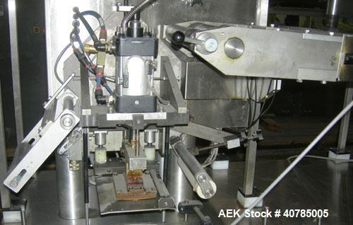 Used Fords Holmatic (Packaging Technologies) Model HSC - 50S tamper evident heat sealer capable of speeds from 50 to 100 cpm. Container size range: Diameter 20 to 178mm or 0.8 to 7.0"; Height up to 2...