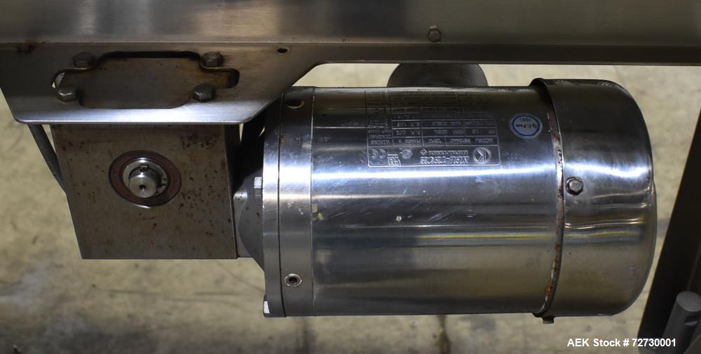 Used Ross Model IN650 Inline Tray Sealer. Capable of speeds up to 14 (map application), up to 16 (heat seal only). Max Tray Depth: 120 mm. Max # of Ups: 5. Servo tray transport & film system. Control...