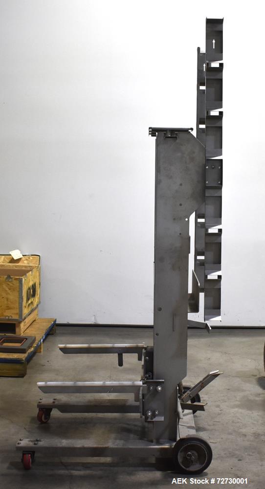 Used Ross Model IN650 Inline Tray Sealer. Capable of speeds up to 14 (map application), up to 16 (heat seal only). Max Tray Depth: 120 mm. Max # of Ups: 5. Servo tray transport & film system. Control...