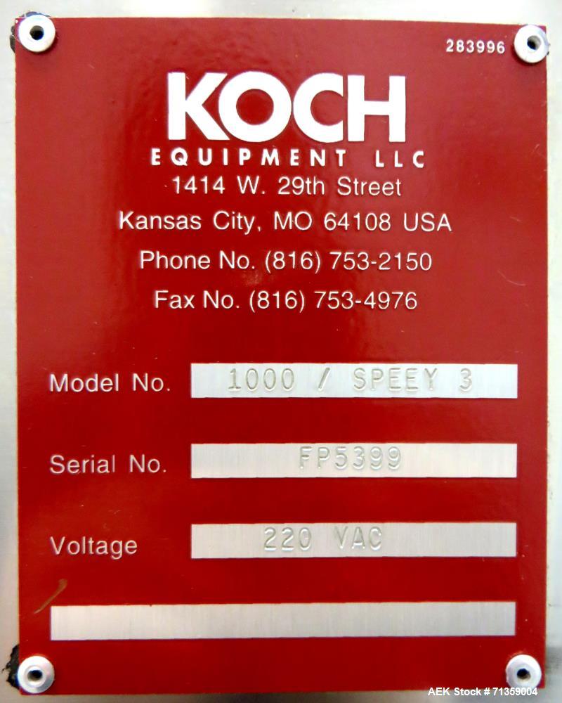 Used Koch Equipment (Ilpra) Model 1000/Speedy 3 Automatic Tray Sealer
