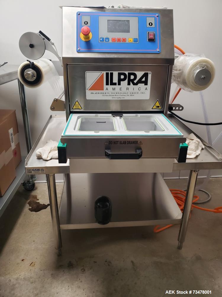 Used Ilpra Energy Shuttle MAP Tray Sealer – Up to 400 Cycles/Hr, HPP-Ready, Stainless Steel