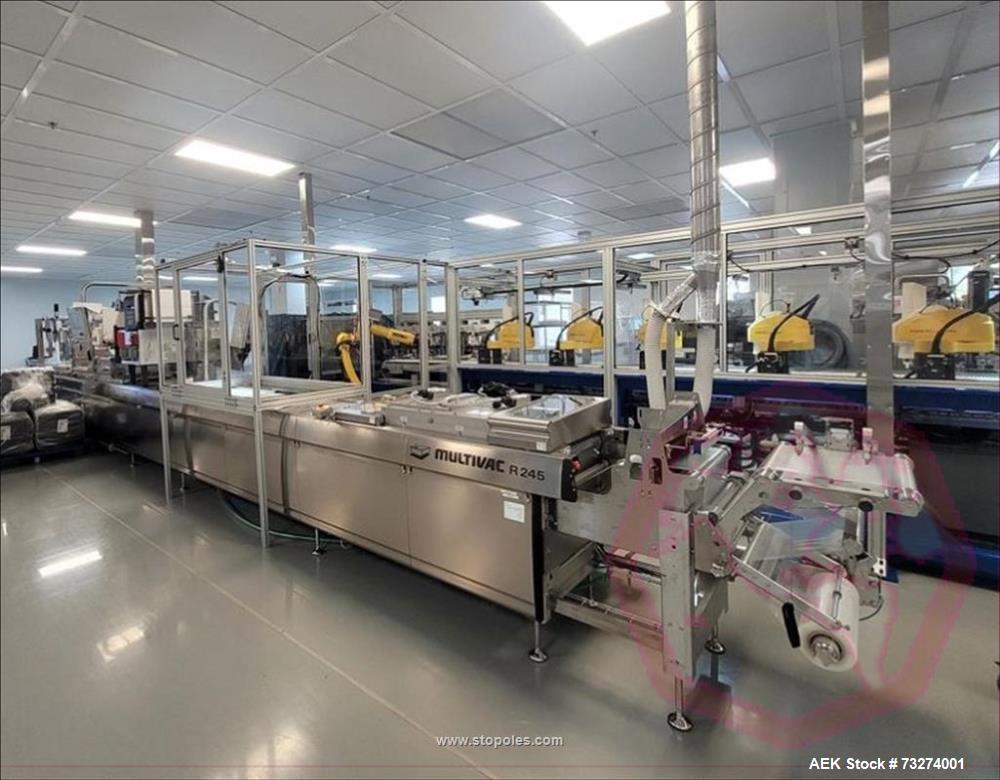 Used 2021 Multivac R245 Thermoforming Machine | Vacuum Pump & Cutter System