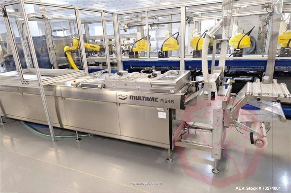 Used 2021 Multivac R245 Thermoforming Machine | Vacuum Pump & Cutter System