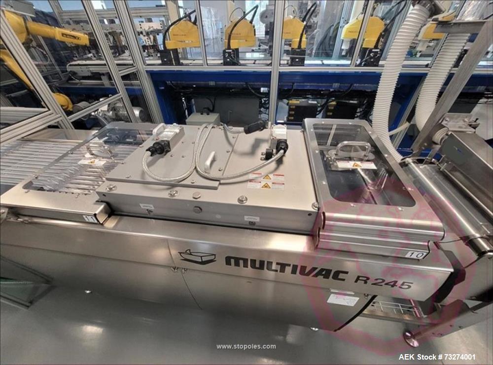 Used 2021 Multivac R245 Thermoforming Machine | Vacuum Pump & Cutter System