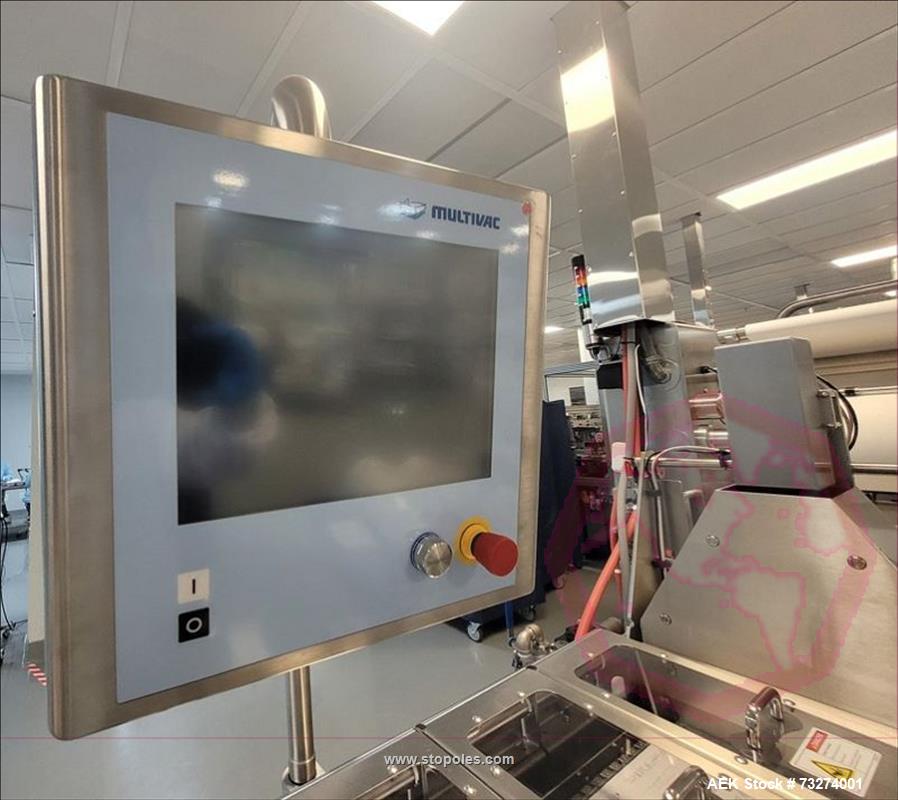 Used 2021 Multivac R245 Thermoforming Machine | Vacuum Pump & Cutter System