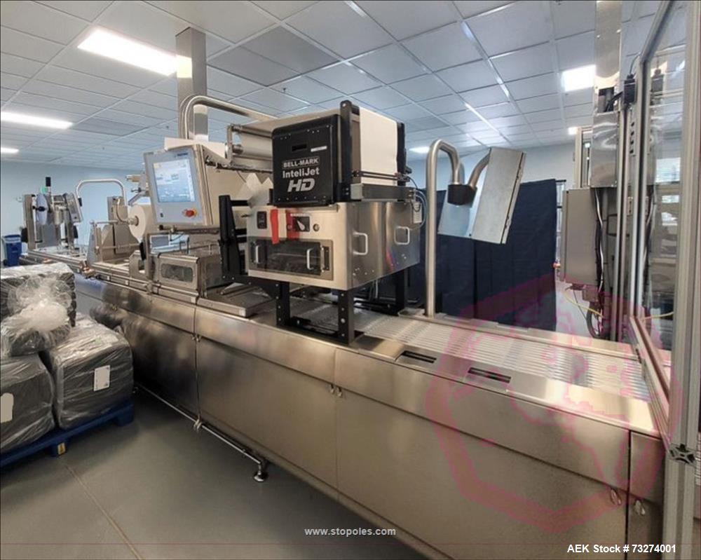 Used 2021 Multivac R245 Thermoforming Machine | Vacuum Pump & Cutter System