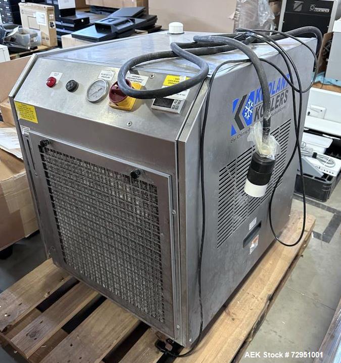 Used- Multivac Stainless Steel Automatic Food Tray Sealer, Model T-300. Capable of speeds from 12 - 30 packs per minute (6 -...