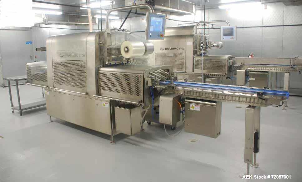 Used Multivac MAP and Skin Tray Sealer. Model T-700