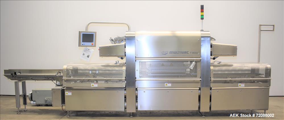 Used Multivac T-800 MAP Tray Sealer Modified Atmosphere Packaging