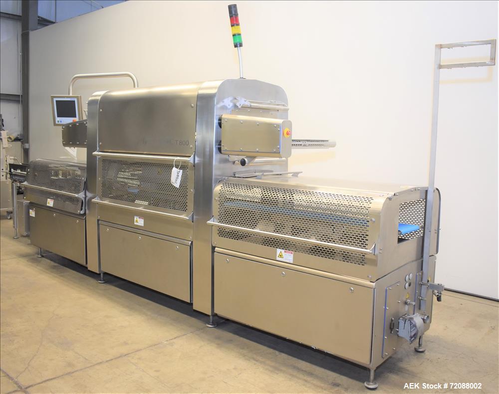 Used Multivac T-800 MAP Tray Sealer Modified Atmosphere Packaging