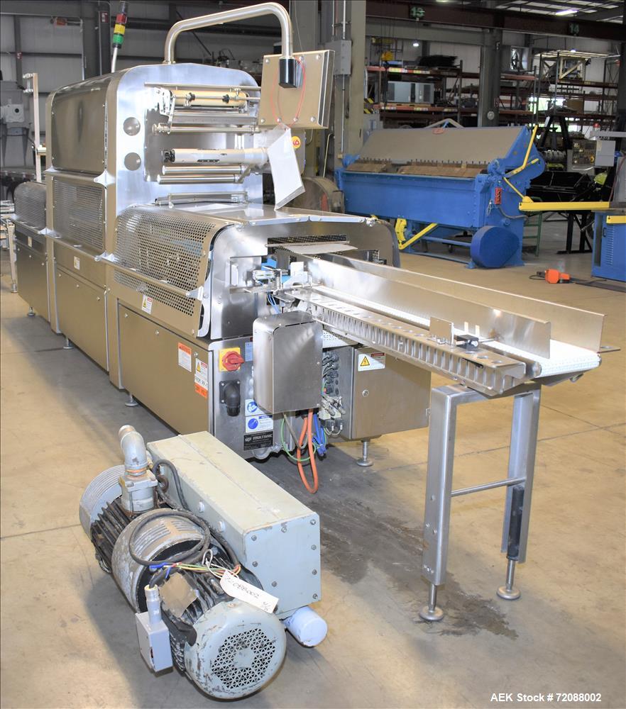 Used Multivac T-800 MAP Tray Sealer Modified Atmosphere Packaging