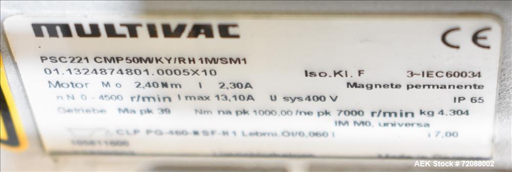 Used Multivac T-800 MAP Tray Sealer Modified Atmosphere Packaging