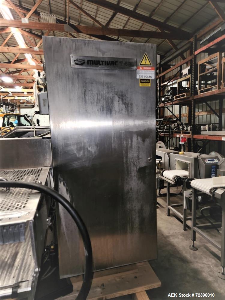 Used-Multivac T400 Stainless Steel Tray Sealer