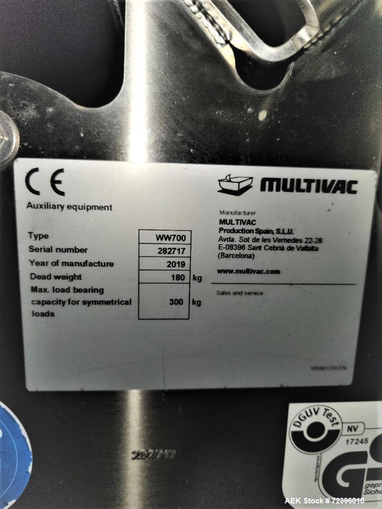 Used Multivac T400 Stainless Steel Tray Sealer