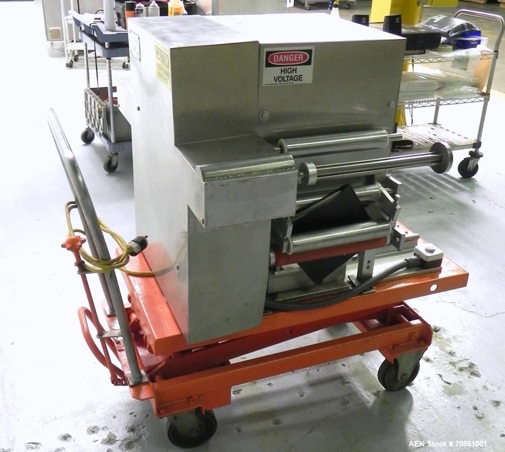 Used Orics Model M10 Tray Sealer. Manual load u