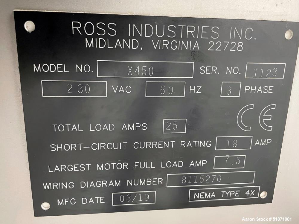 Used Ross Semi-Automatic Tray Sealer