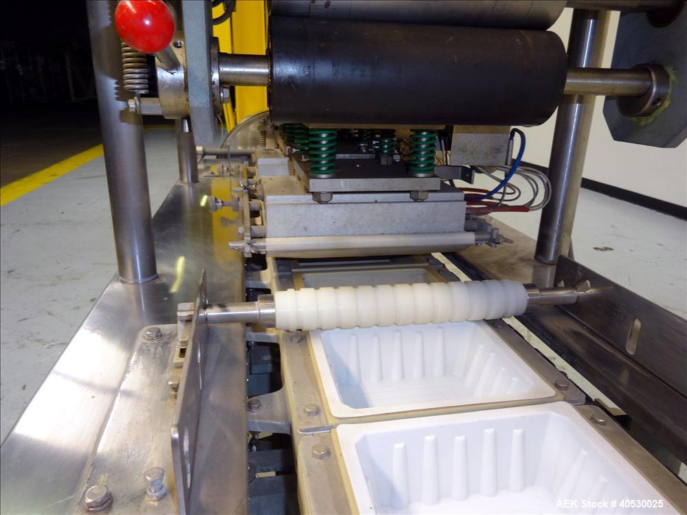Used Sato Tray Sealing Machine Used for Tofu Packaging, Model C-3