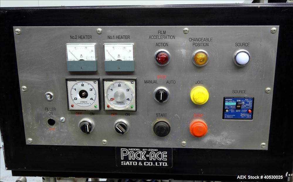 Used Sato Tray Sealing Machine Used for Tofu Packaging, Model C-3