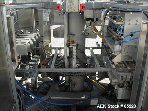 Used World Class Packaging Systems Rotary Sealer Tray, Model T-300. 5 up map sealer unit last running 5.5" wide x 6.5" long gas flush heat sealable trays. Busch vacuum pump, Omron PLC C200HS controll...