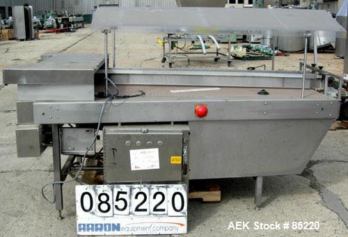 Used World Class Packaging Systems Rotary Sealer Tray, Model T-300. 5 up map sealer unit last running 5.5" wide x 6.5" long gas flush heat sealable trays. Busch vacuum pump, Omron PLC C200HS controll...