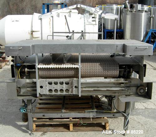 Used World Class Packaging Systems Rotary Sealer Tray, Model T-300. 5 up map sealer unit last running 5.5" wide x 6.5" long gas flush heat sealable trays. Busch vacuum pump, Omron PLC C200HS controll...