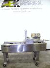 Used Ameripak Filled Tray Sealer, Model 145. Capable of speeds up to 30 trays per minute depending on tray size, material, and feeding capaility. Single parent roll, 3’’ I.D. core, maximum roll capac...