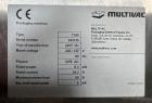 Used- Multivac Stainless Steel Automatic Food Tray Sealer, Model T-300. Capable of speeds from 12 - 30 packs per minute (6 -...