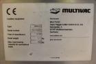 Used Multivac T-800 MAP Tray Sealer Modified Atmosphere Packaging