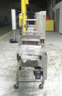Used Oliver Model 2108 9999 0.11 Trayveyor Tray Film Sealer. Continuous motion machine can perform at up to 500