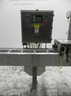 Used Oliver Model 2108 9999 0.11 Trayveyor Tray Film Sealer. Continuous motion machine can perform at up to 500