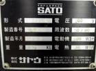 Used Sato Tray Sealing Machine Used for Tofu Packaging, Model C-3