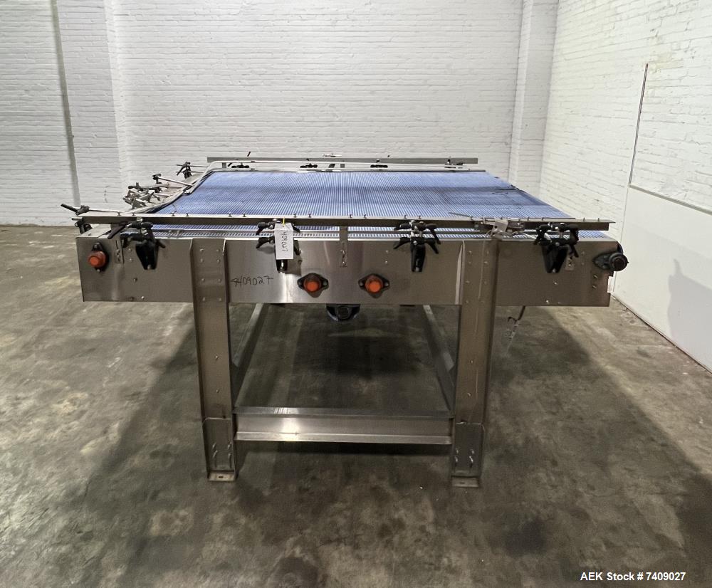 Used United Systems Accumulation Table - 72” x 96”, Adjustable Legs