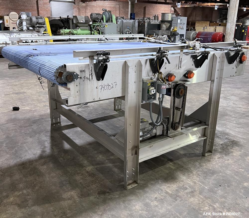 Used United Systems Accumulation Table - 72” x 96”, Adjustable Legs
