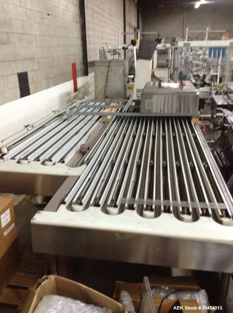 Used Garvey 5' x 8' Bi-Directional Accumulation Table