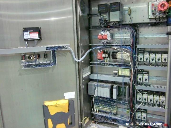 Used Hartness Model Dynac 6400Q Spiral First-In First-Out Accumulation Line