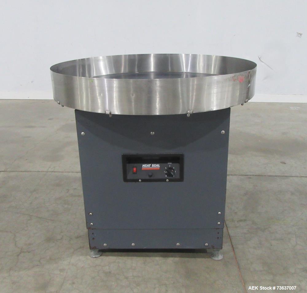 Used Heat Seal AT36 36" Rotary Accumulation Turntable