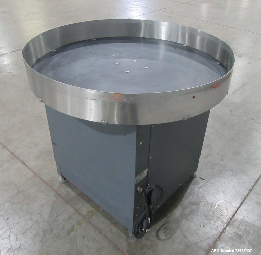 Used Heat Seal AT36 36" Rotary Accumulation Turntable