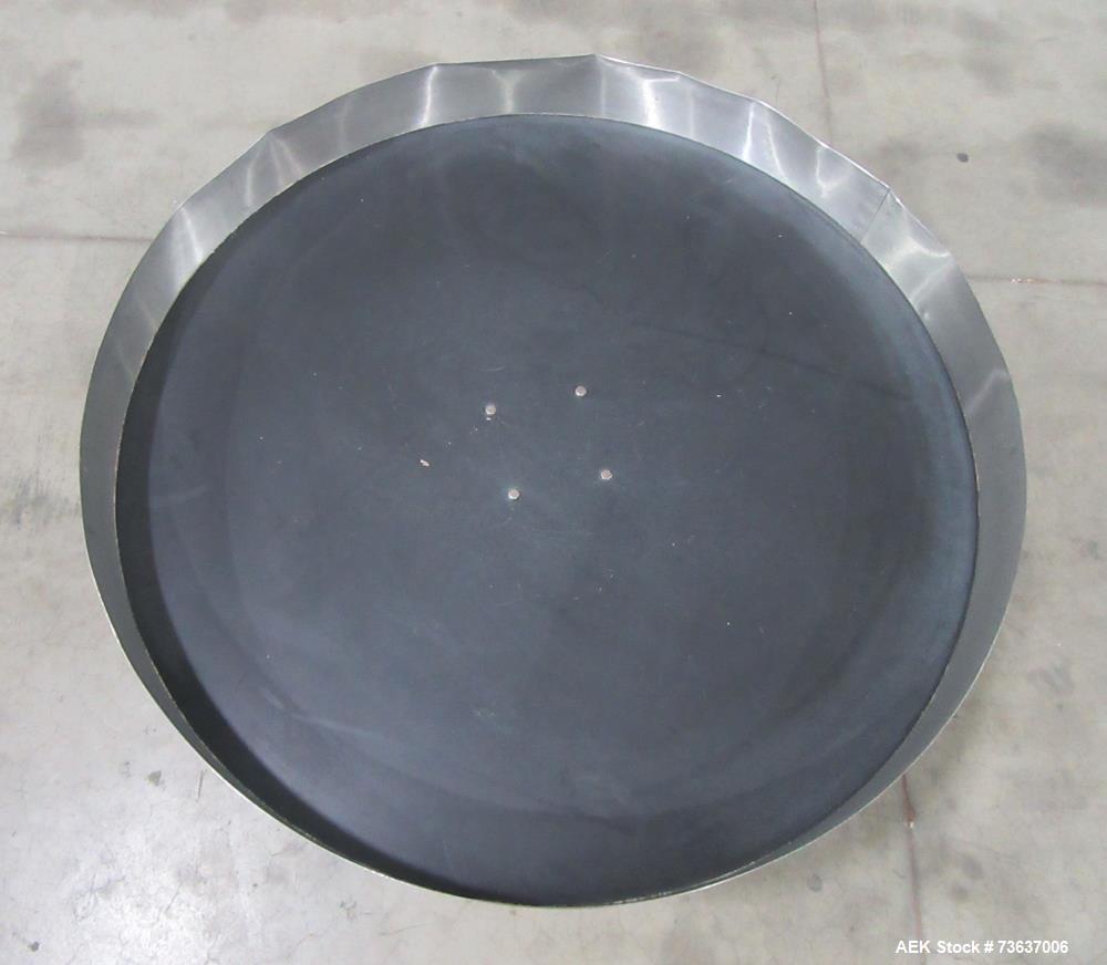 Heat Seal 36 Inch Rotary Accumulation Table with Stainless Top
