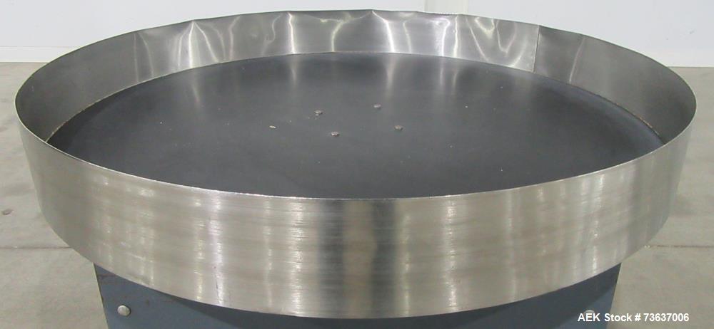 Heat Seal 36 Inch Rotary Accumulation Table with Stainless Top