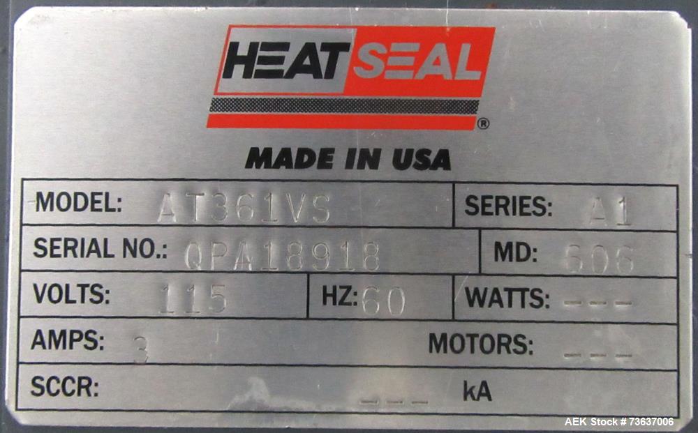 Heat Seal 36 Inch Rotary Accumulation Table with Stainless Top