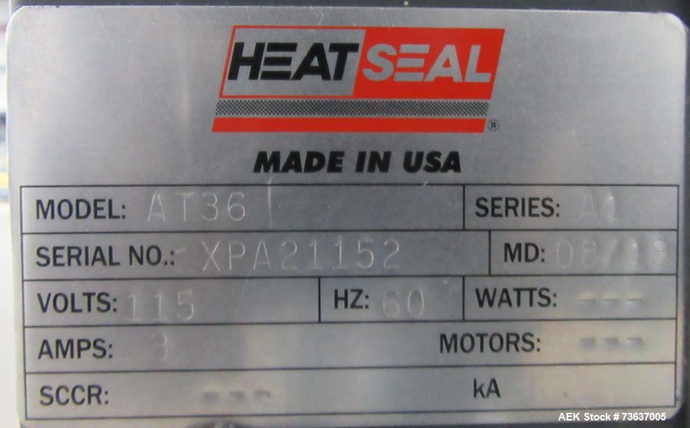 Used Heat Seal AT36 Rotary Accumulation Table for Sale