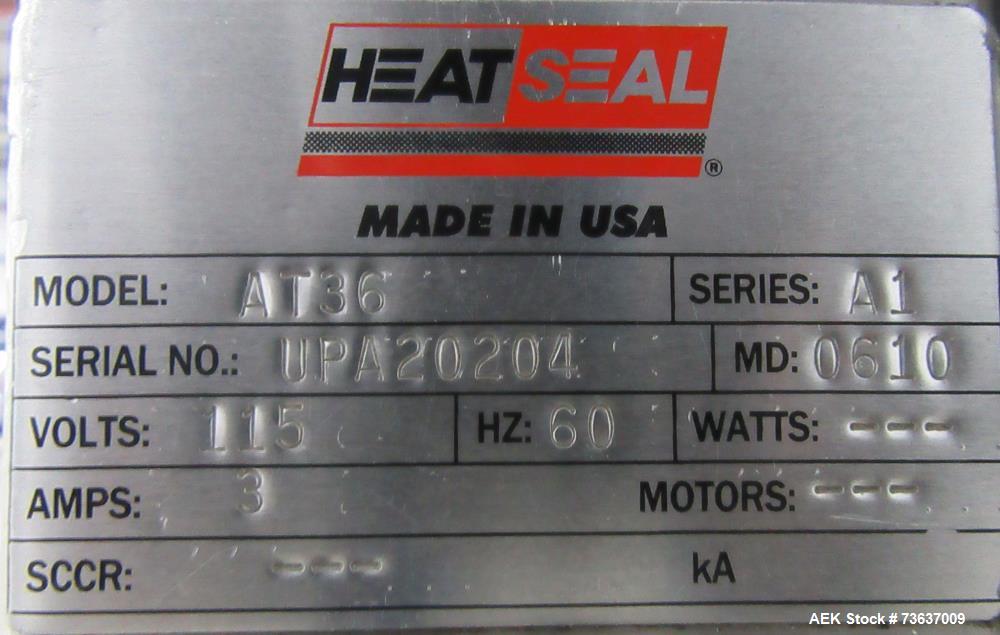 36" Heat Seal Rotary Accumulation Table for Packaging Systems