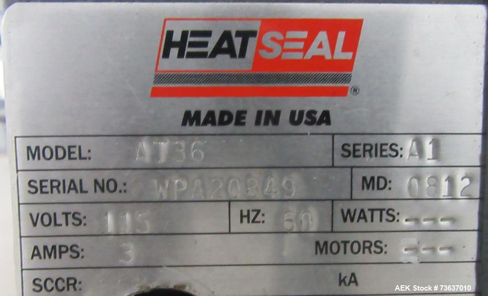 Heat Seal AT36 Rotary Product Accumulation Table