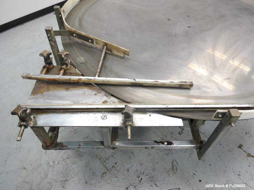 Used Ideal-Pak Model UT-60 II Stainless Steel Accumulation Table